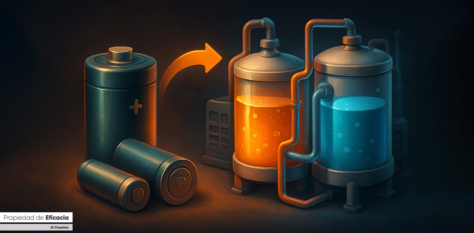 Reemplazar las baterías convencionales con nuevas baterías para la gran industria.